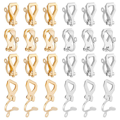 304 Stainless Steel Clip-on Earring Findings
