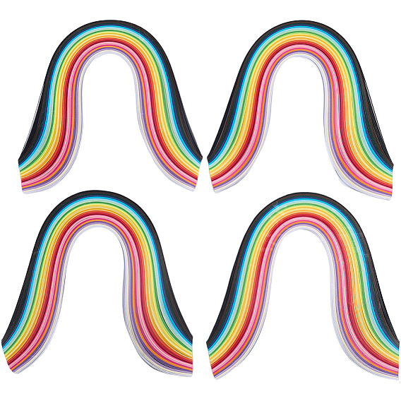 4наборы 4 стили прямоугольники полоски бумаги для квиллинга