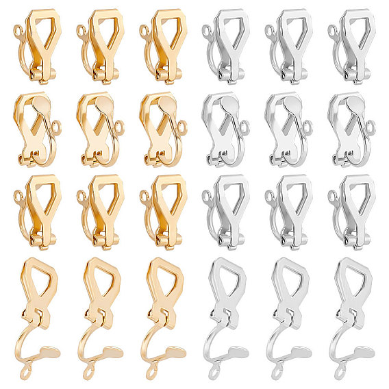 304 Stainless Steel Clip-on Earring Findings