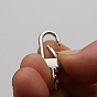 Alloy Swivel Lanyard Snap Hook Lobster Claw Clasp, Ring Shape, for Keychain DIY Craft Making