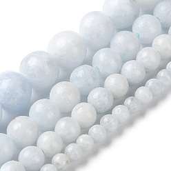 Natural Celestite/Celestine Beads Strands, Round