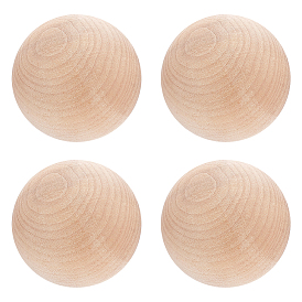 Деревянные бусины, круглые, без отверстия 