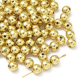 Гальванические стеклянные бусины, стеклянные бусины, Покрытие акриловыми шариками, круглые, 8 мм, Отверстие : 1.5 мм , около 2000 шт / 500 г