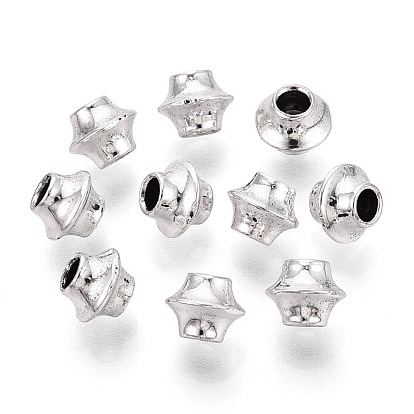 Тибетском стиле сплав Шарики прокладки, двухконусные