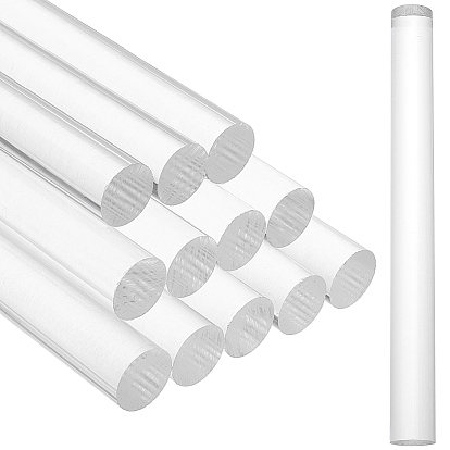 12шт. акриловые стержни сплошные, стержень для самодельных поделок, колонка