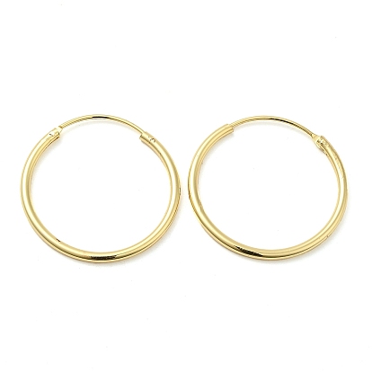 Rack Plating Brass Huggie Hoop Earrings, Long-Lasting Plated, Cadmium Free & Lead Free