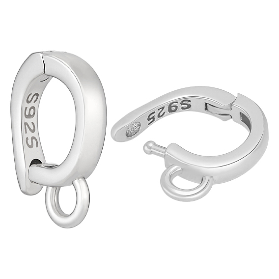 2шт. 925 крепление для подвески из стерлингового серебра