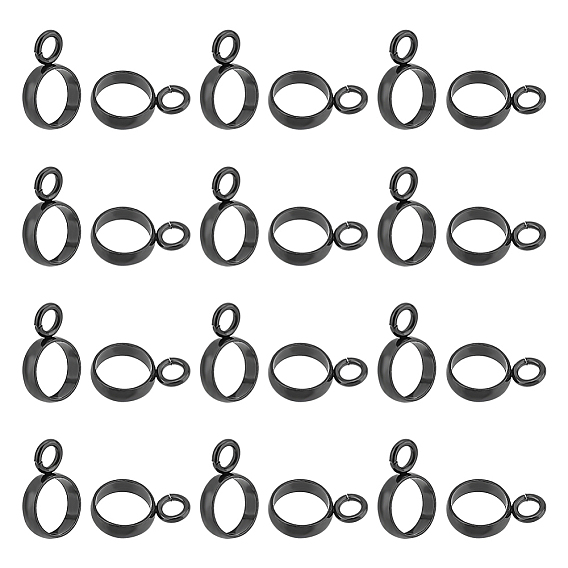 60шт 304 дужки из нержавеющей стали, петля под залог, форма кольца с петлей