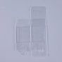 Transparent Plastic PVC Box Gift Packaging, Waterproof Folding Box, Square