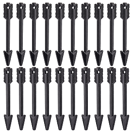 Nbeads 20Pcs Alloy Pendants, for Earring Accessories, Cadmium Free & Lead Free, Arrows