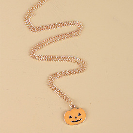Adorable Pumpkin Necklace - Unique Halloween Gift Idea for Fashionable and Festive Look!