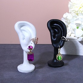 Présentoirs de bijoux d'oreille d'imitation de résine, support de rangement pour boucles d'oreilles, accessoires photo