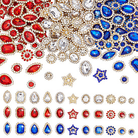 3 сумки 3 цвета капля/сердце/звезда пришитые стразы, многорядные звенья из акрила и железа со стразами, золотые, разнообразные