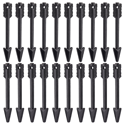 20Pcs Alloy Pendants, for Earring Accessories, Cadmium Free & Lead Free, Arrows