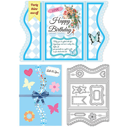 Углеродистая сталь разрезает трафареты, для diy scrapbooking, Фотоальбом, декоративная бумага для тиснения, форма для поздравительных открыток