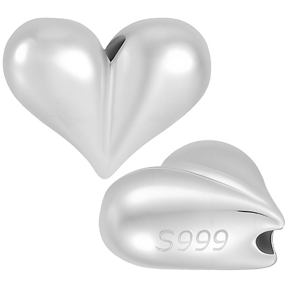 3 шт. 925 бусины из стерлингового серебра, сердце персика, С двухсторонней замшевой тканью 1PC, ткань для полировки серебра