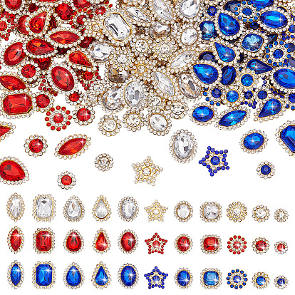 3 сумки 3 цвета капля/сердце/звезда пришитые стразы, многорядные звенья из акрила и железа со стразами, золотые, разнообразные