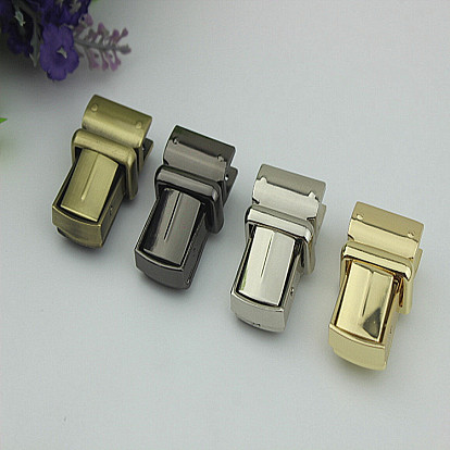 Застежки для кошелька с поворотным замком из цинкового сплава, аксессуары для кошелька diy bag