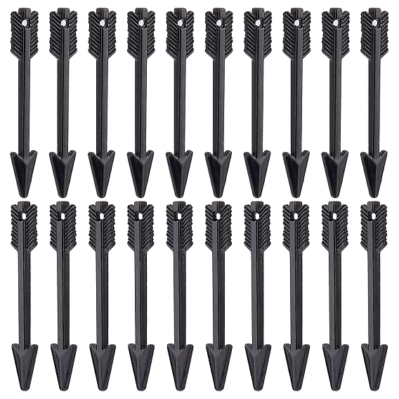 20Pcs Alloy Pendants, for Earring Accessories, Cadmium Free & Lead Free, Arrows