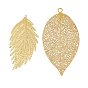 304 подвески из травленого металла из нержавеющей стали, очарование листа