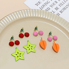 Подвески из сплава , фруктовые прелести