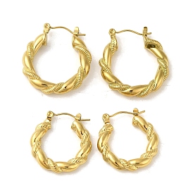 304 Stainless Steel Hoop Earrings for Women, Rings