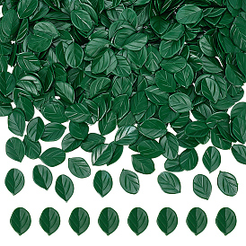 600шт. ПВХ имитация листа мяты, для аксессуаров для кукольного домика, притворяясь опорными украшениями