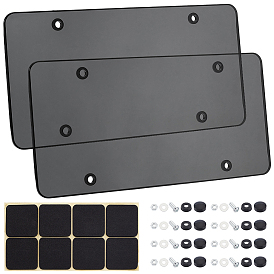 Рамка номерного знака автомобиля из ПК, прямоугольные