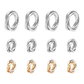 304 Stainless Steel Linking Rings, Interlocking Ring, for Necklace Making