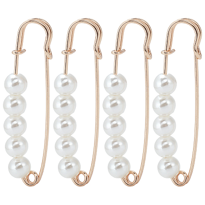 4Pcs Alloy Safety Pin Brooch, Kilt Pin for Waist Pants Tightener Women