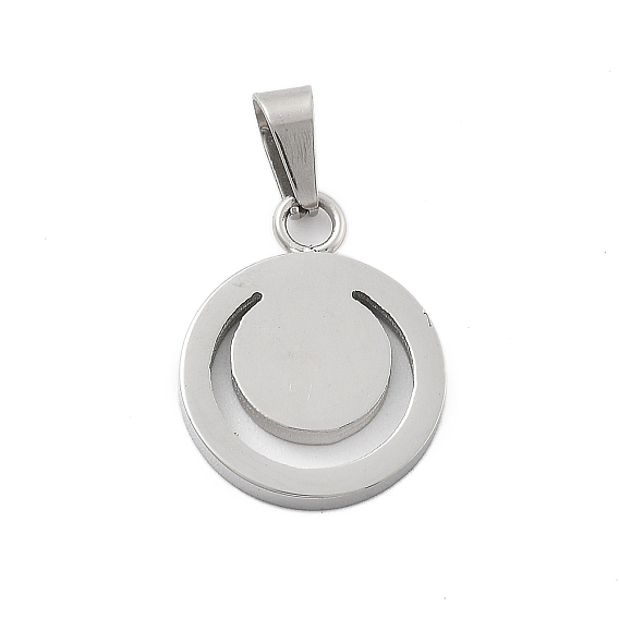 304 подвески из нержавеющей стали, плоский круглый шарм