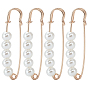 4Pcs Alloy Safety Pin Brooch, Kilt Pin for Waist Pants Tightener Women