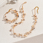 Набор из нескольких браслетов и ожерелий в стиле бохо для женщин, комплекты ювелирных изделий из латуни