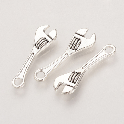 Tibetan Style Alloy Pendants, Wrench, Cadmium Free & Lead Free