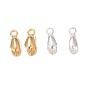 Rack Plating Eco-friendly Brass Ice Pick Pinch Bails, Lead Free & Cadmium Free