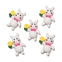 Opaque Resin Cabochons, Rabbit
