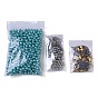 DIY Stainless Steel Findings & Steel Wires & Brass Beads & Acrylic Beads Kits