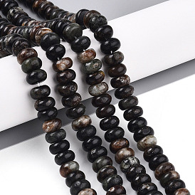 Natural Biotite Beads Strands, Rondelle