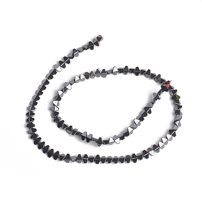 Non-magnetic Synthetic Hematite Beads Strands, Hexagon