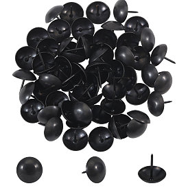 60шт. железных гвоздей, материалы для ремонта мебели, плоско-круглые