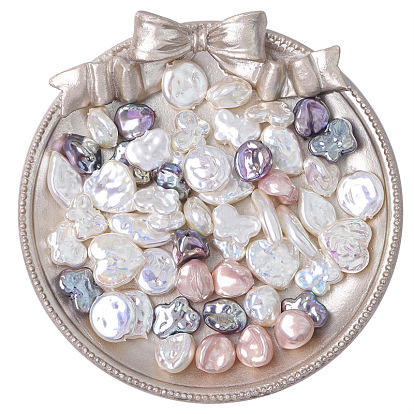 Plastic Imitation Pearl Baroque Irregular Beads, DIY Jewelry Accessories