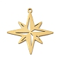 201 Stainless Steel Pendants, Star Charms, Cut-Out