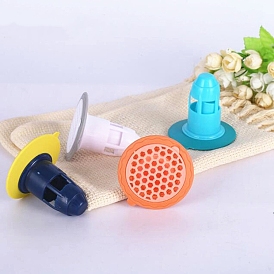 Пластиковые заглушки для душа, защита сливов для ванны и душа с присосками, круглые