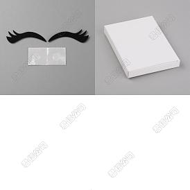 20ensembles de décoration de carte d'insertion de gâteau non tissé, cil