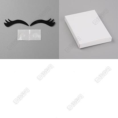 20ensembles de décoration de carte d'insertion de gâteau non tissé, cil