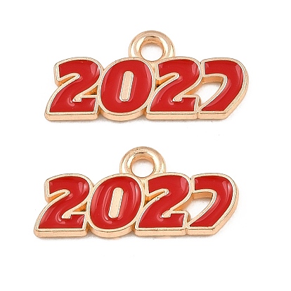 Подвески из эмали и сплава, число 2027 прелести