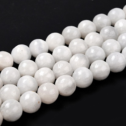 Нити из натурального селенита, круглые