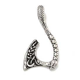 Viking 316 Surgical Stainless Steel Pendants, Axe Charm