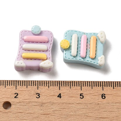 Opaque Cartoon Resin Decoden Cabochons, Sticky Note