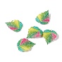 Autumn Theme Acrylic Pendants, for DIY Earring Decoration, Leaf